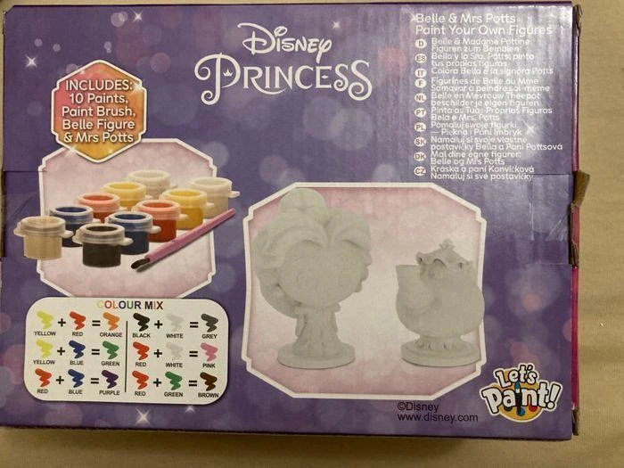 Paintable figurines Beauty and the Beast – photo 3